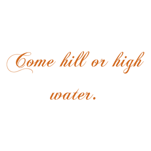 come hill or high water quote SVG PNG design