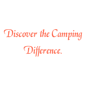 discover the camping difference quote SVG PNG design with bold lettering