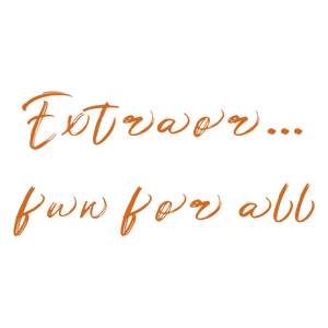 extraordinary fun for all quote SVG PNG design with bold lettering