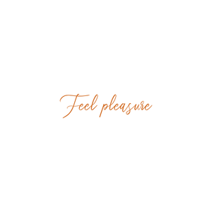 feel pleasure quote SVG PNG design with an uplifting message