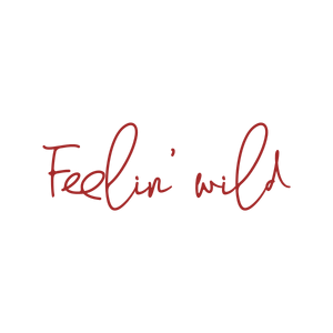 feelin' wild quote SVG PNG design with bold lettering