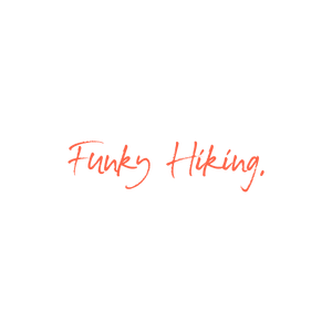 funky hiking quote SVG PNG design with hand-drawn style, bold lettering
