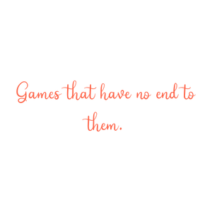 games that have no end to them quote SVG PNG design