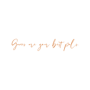 games are your best pals quote SVG PNG design