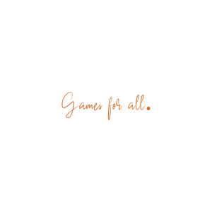 games for all quote SVG PNG design with bold lettering