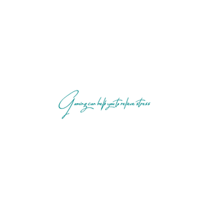 gaming can help you to relieve stress quote SVG PNG design with an uplifting message