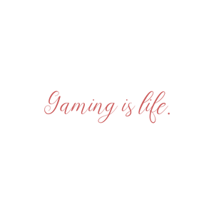 gaming is life quote SVG PNG design with an uplifting message