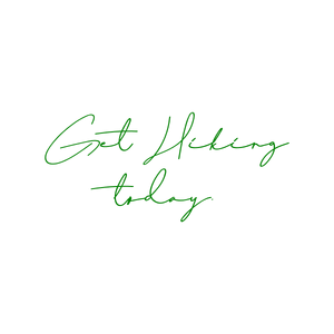 get hiking today quote SVG PNG design with bold lettering