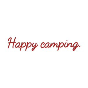 happy camping quote SVG PNG design