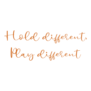 hold different play quote SVG PNG design with bold lettering, an uplifting message