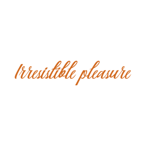 irresistible pleasure quote SVG PNG design with bold lettering