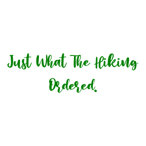 just what the hiking ordered quote SVG PNG design