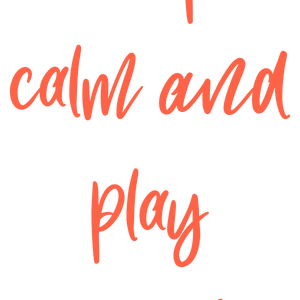 keep calm and play soccer quote SVG PNG design with an uplifting message