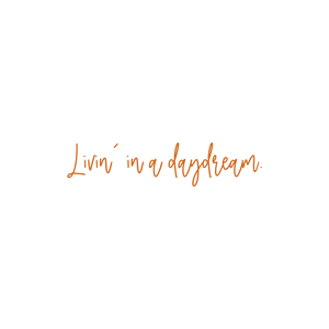 livin' in a daydream quote SVG PNG design with hand-drawn style, an uplifting message
