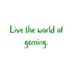 live the world of gaming479 quote SVG PNG design with hand-drawn style