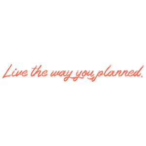 live the way you planned quote SVG PNG design with bold lettering, an uplifting message