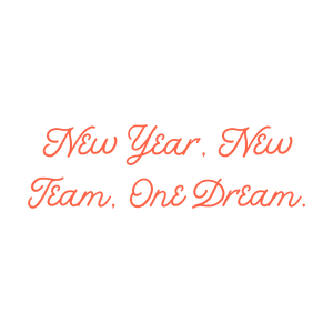 new year team one dream quote SVG PNG design with an uplifting message