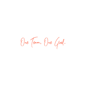 one team goal quote SVG PNG design with an uplifting message