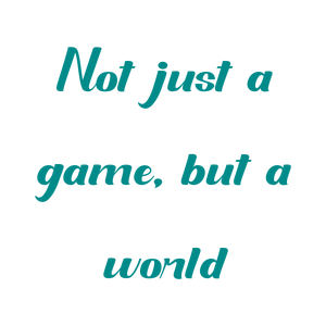 not just a game but world229 quote SVG PNG design with bold lettering