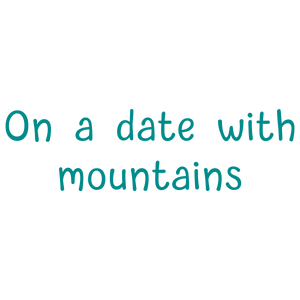 on a date with mountains quote SVG PNG design