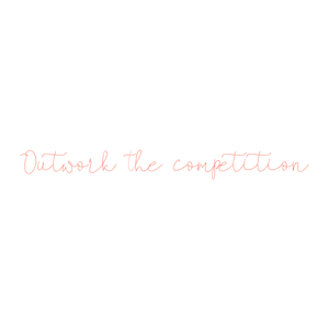 outwork the competition quote SVG PNG design