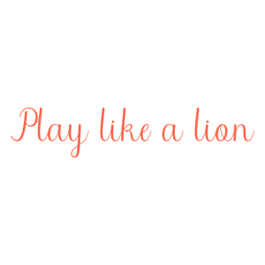 play like a lion quote SVG PNG design
