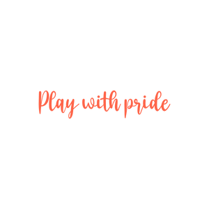 play with pride quote SVG PNG design