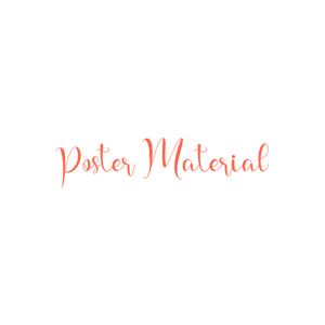 poster material quote SVG PNG design with bold lettering