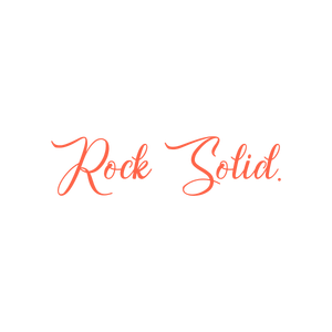 rock solid quote SVG PNG design with bold lettering