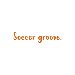 soccer groove quote SVG PNG design with bold lettering