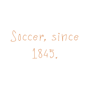 soccer since 1845 quote SVG PNG design