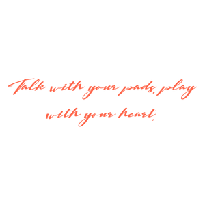talk with your pads play heart quote SVG PNG design