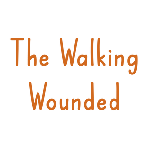 the walking wounded quote SVG PNG design with bold lettering