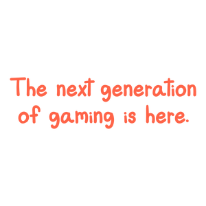 the next generation of gaming is here quote SVG PNG design with bold lettering