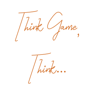 think game quote SVG PNG design with bold lettering