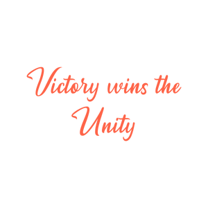 victory wins the unity quote SVG PNG design with bold lettering, an uplifting message