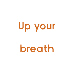up your breath quote SVG PNG design with bold lettering, an uplifting message