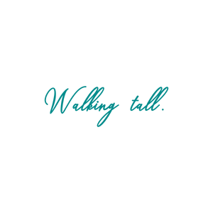 walking tall quote SVG PNG design with an uplifting message