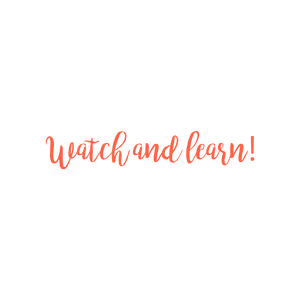 watch and learn quote SVG PNG design with bold lettering, an uplifting message