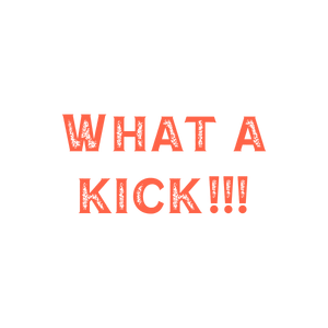 what a kick quote SVG PNG design with bold lettering