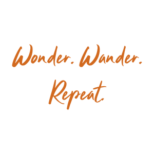 wonder wander repeatq32tvj545v3 quote SVG PNG design with an uplifting message