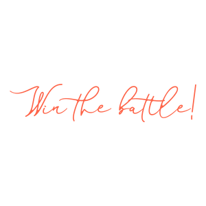 win the battle quote SVG PNG design