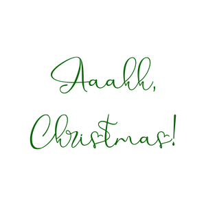 aaahh christmas quote SVG PNG design