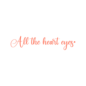 all the heart eyes quote SVG PNG design with an uplifting message