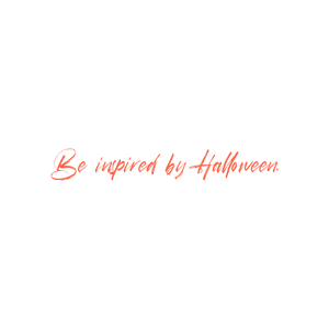 be inspired by halloween quote SVG PNG design with bold lettering