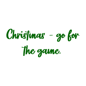 christmas go for the game quote SVG PNG design