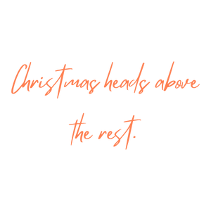 christmas heads above the rest quote SVG PNG design