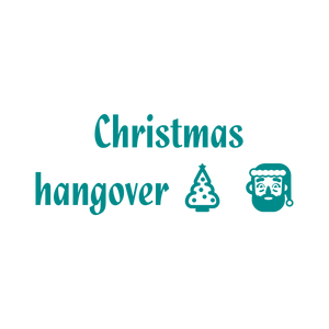 christmas hangover quote SVG PNG design