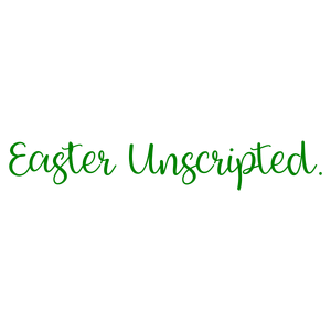 easter unscripted quote SVG PNG design with bold lettering