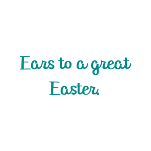 ears to a great easter quote SVG PNG design with bold lettering